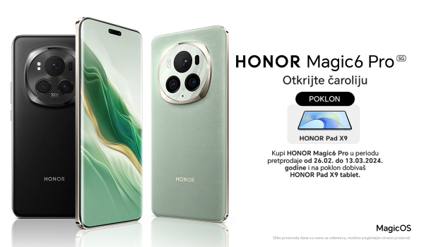 Otkrij čaroliju uz Honor Magic6 Pro 5G!